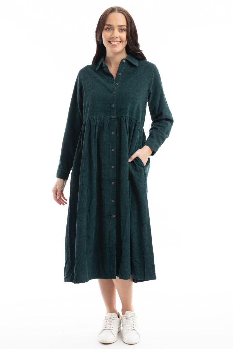 Pine Cord Dress