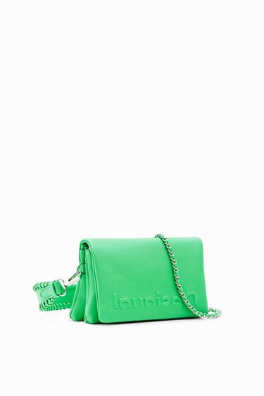 Mini Half-Logo Crossbody Bag