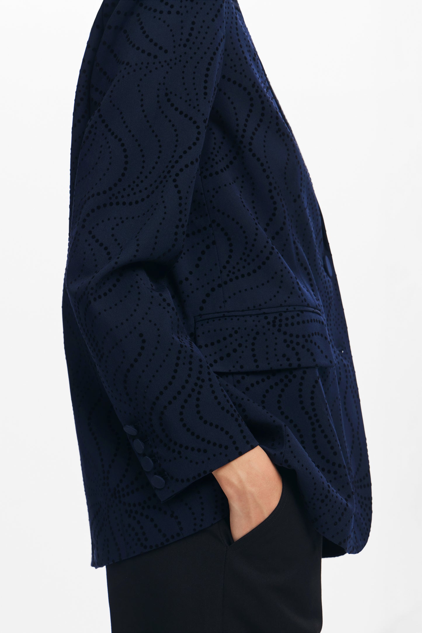 Embroidered Floral Blazer