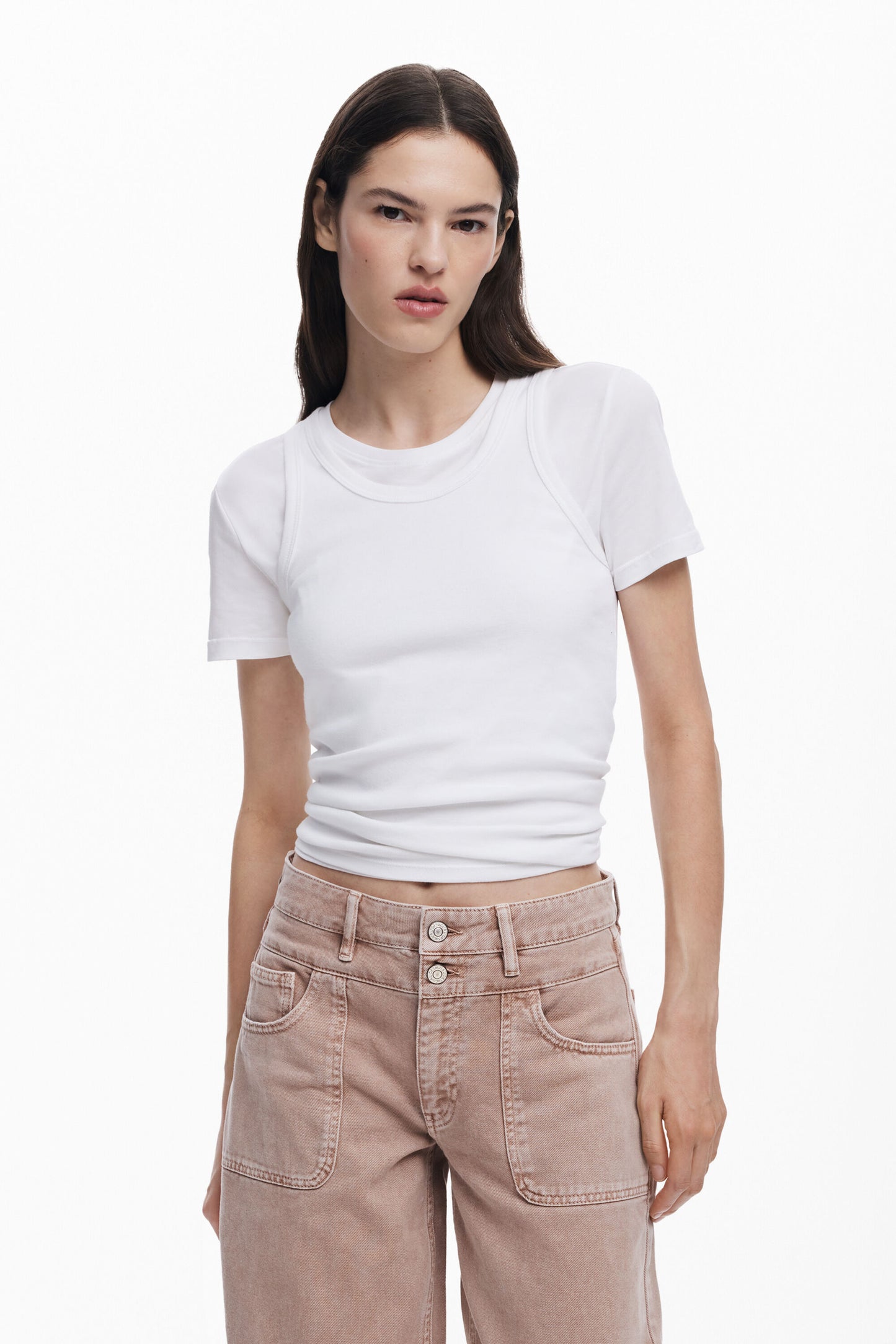 Balloon Jeans with Double Waist