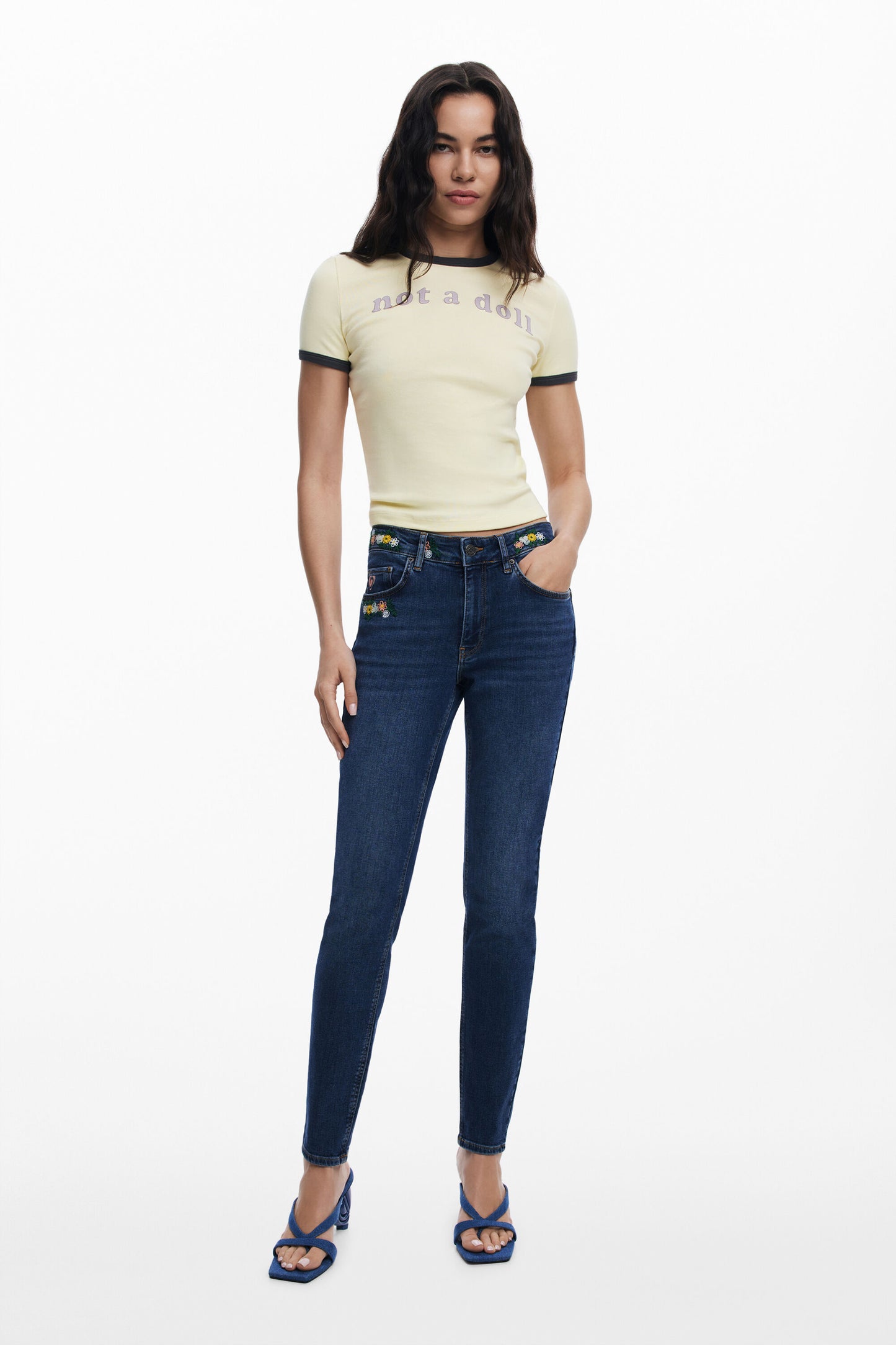 Floral Skinny Jeans