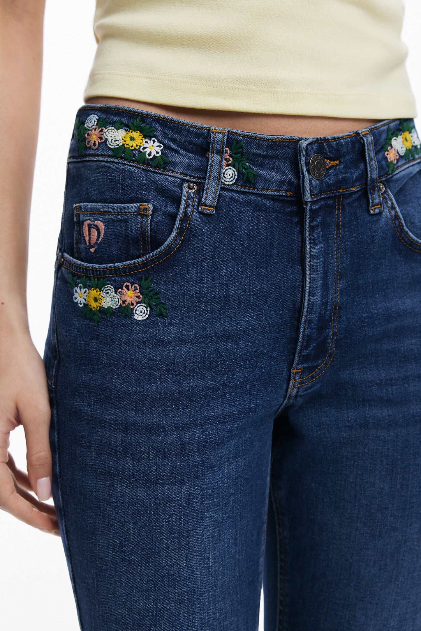 Floral Skinny Jeans