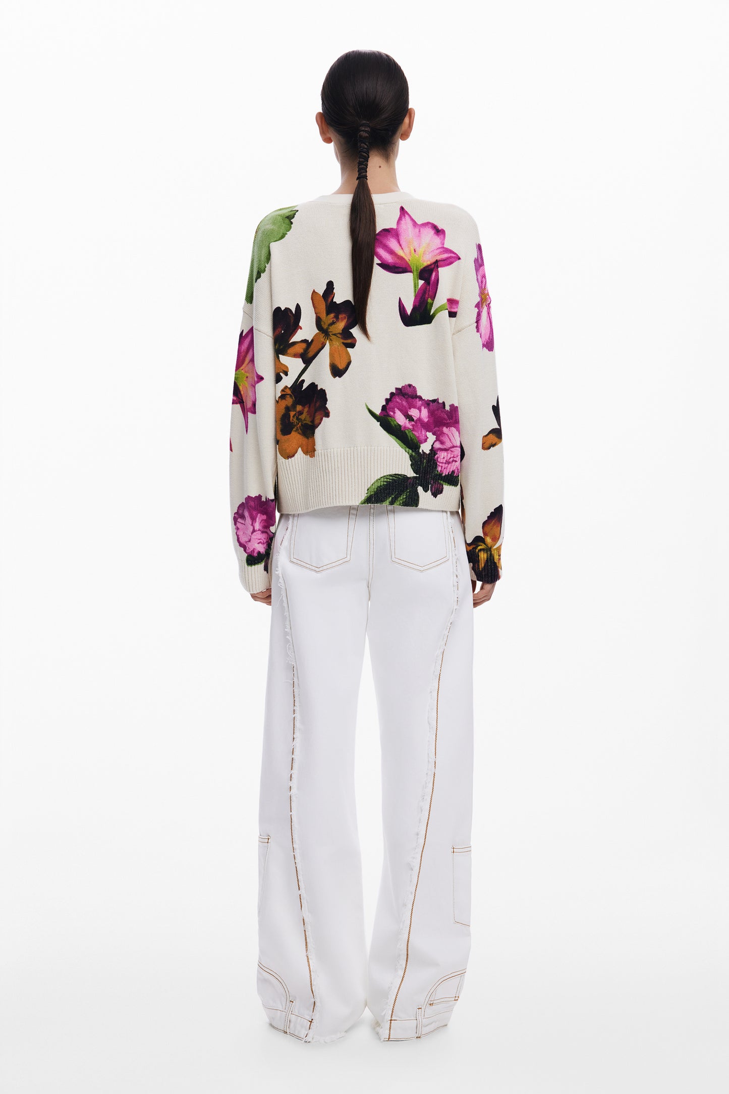 Floral Print Cardigan
