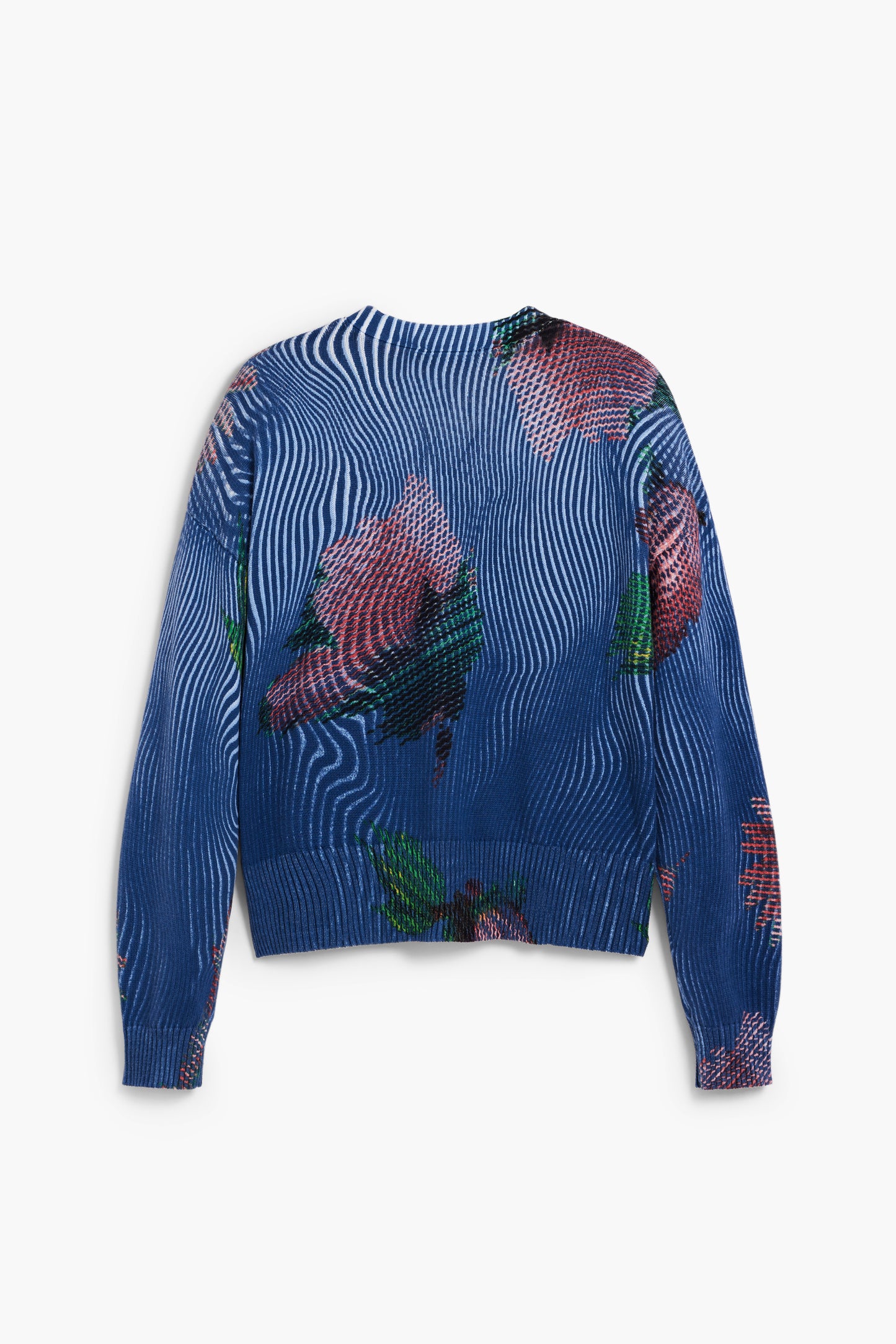 Floral Cardigan Sweater