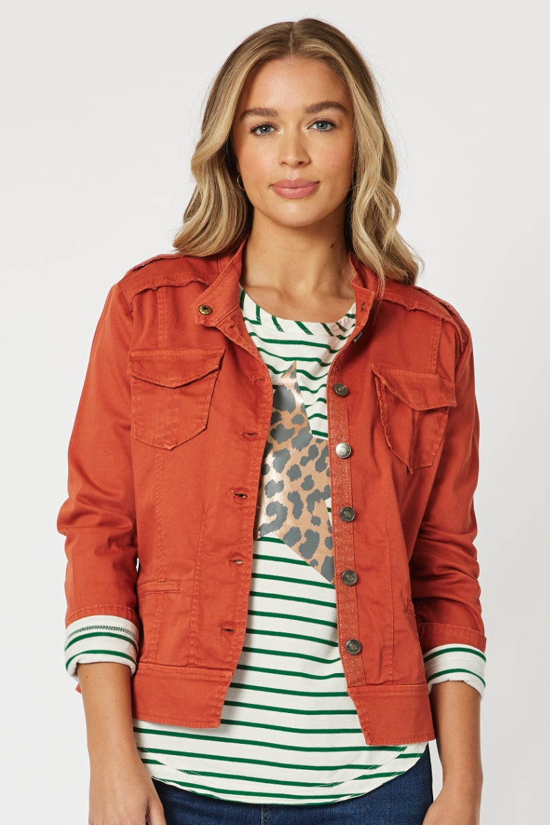 Military Jacket - Maple