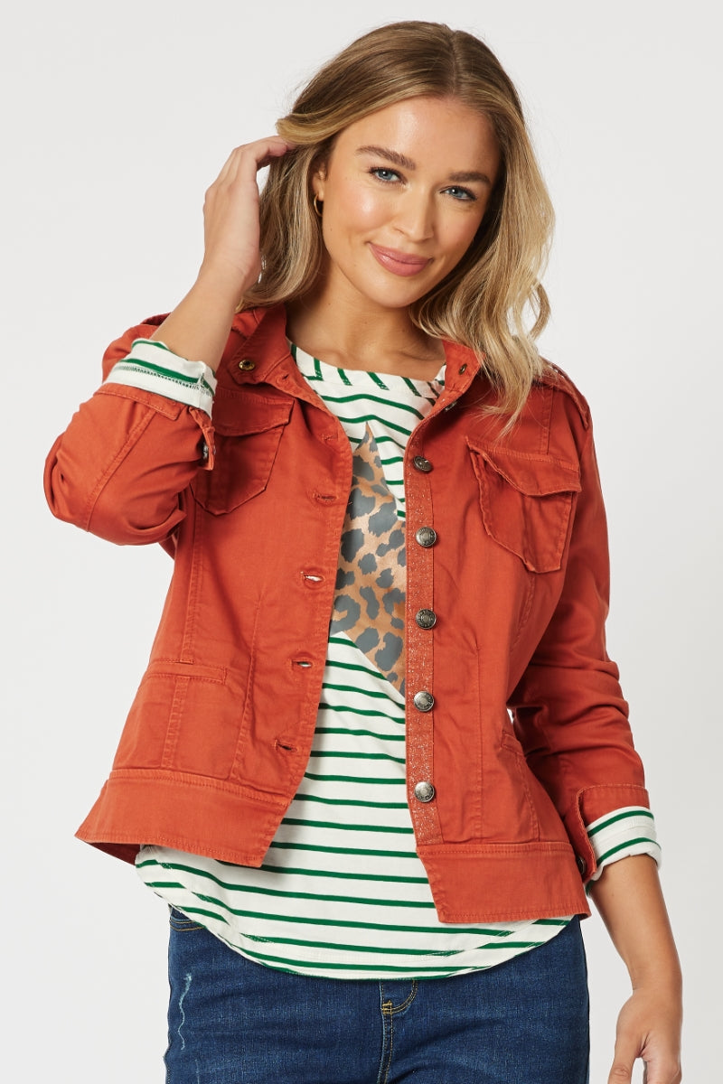 Military Jacket - Maple