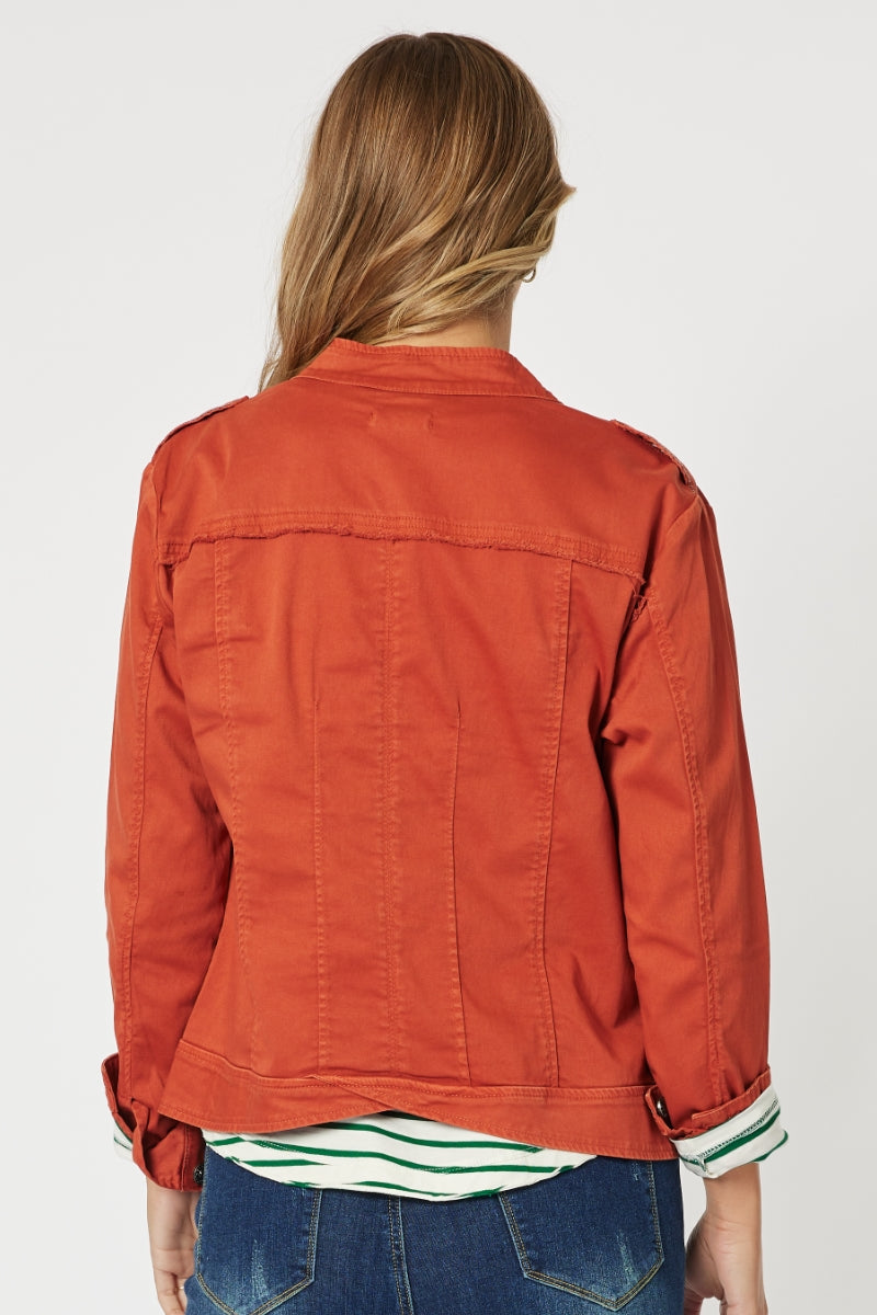 Military Jacket - Maple