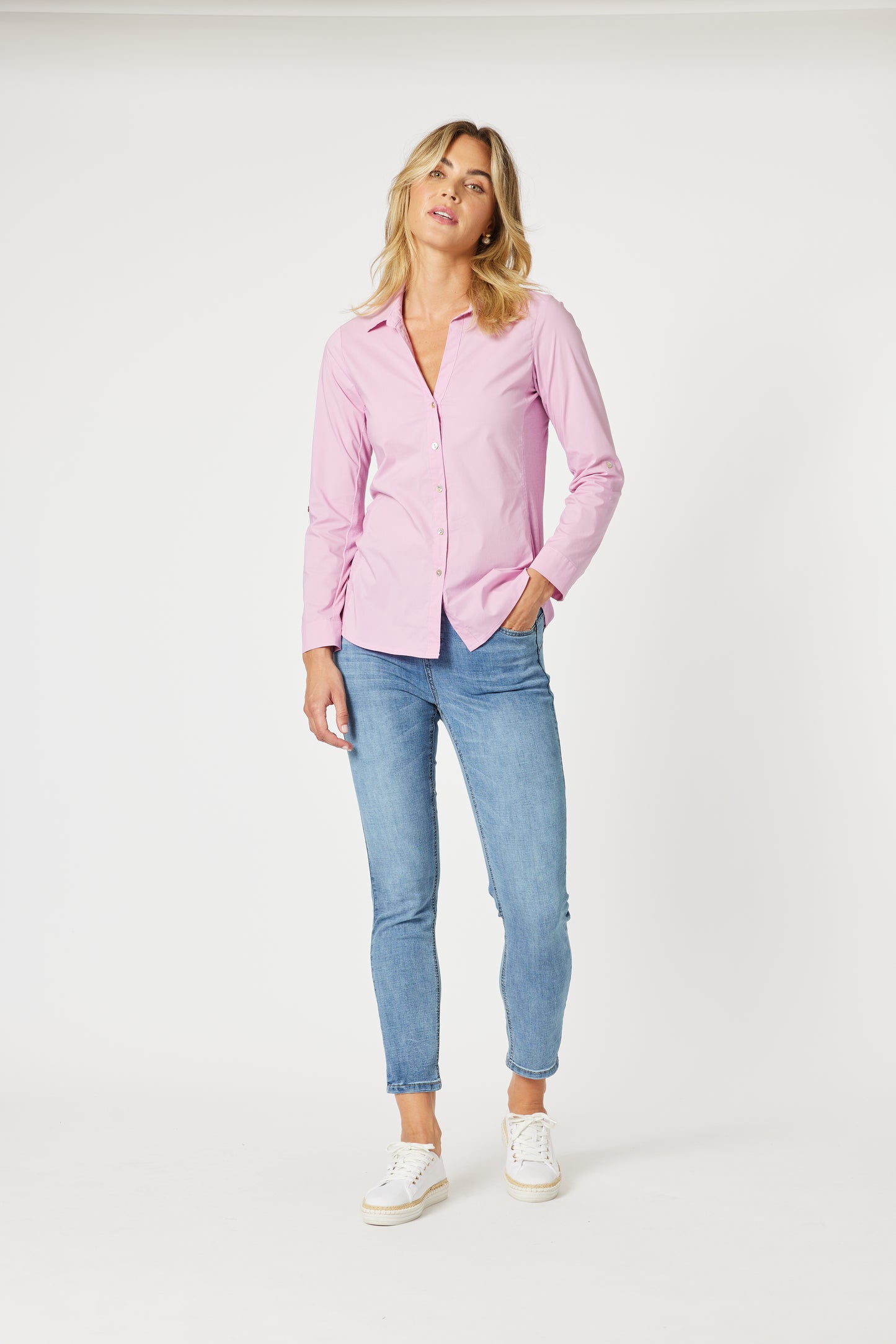 Emma Rib Orchid Detail Shirt