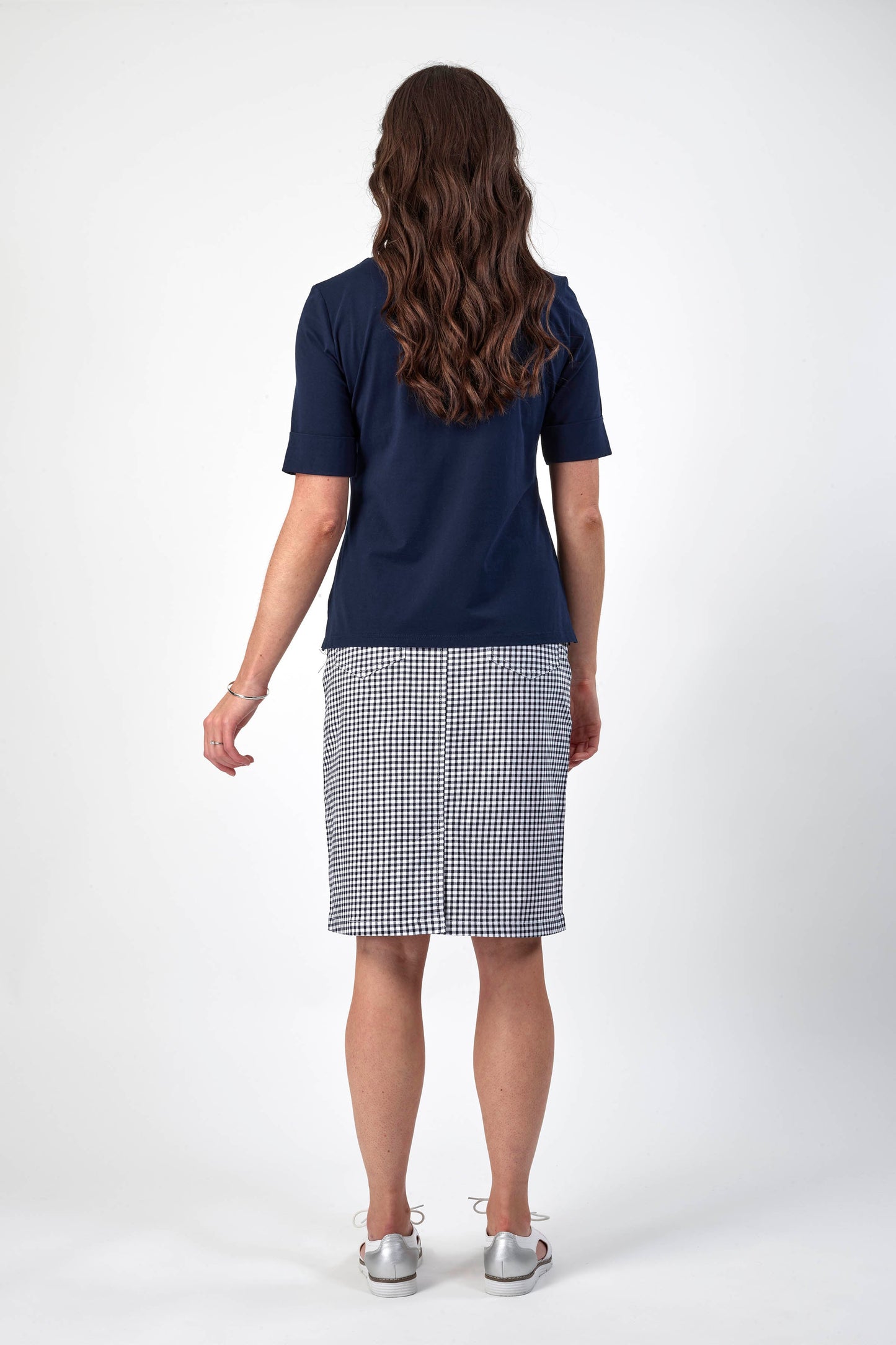 Essential Navy V-Neck Top