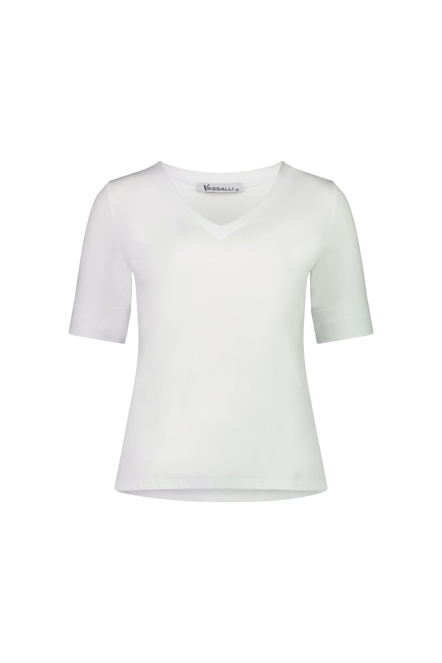 Essential White V-Neck Top