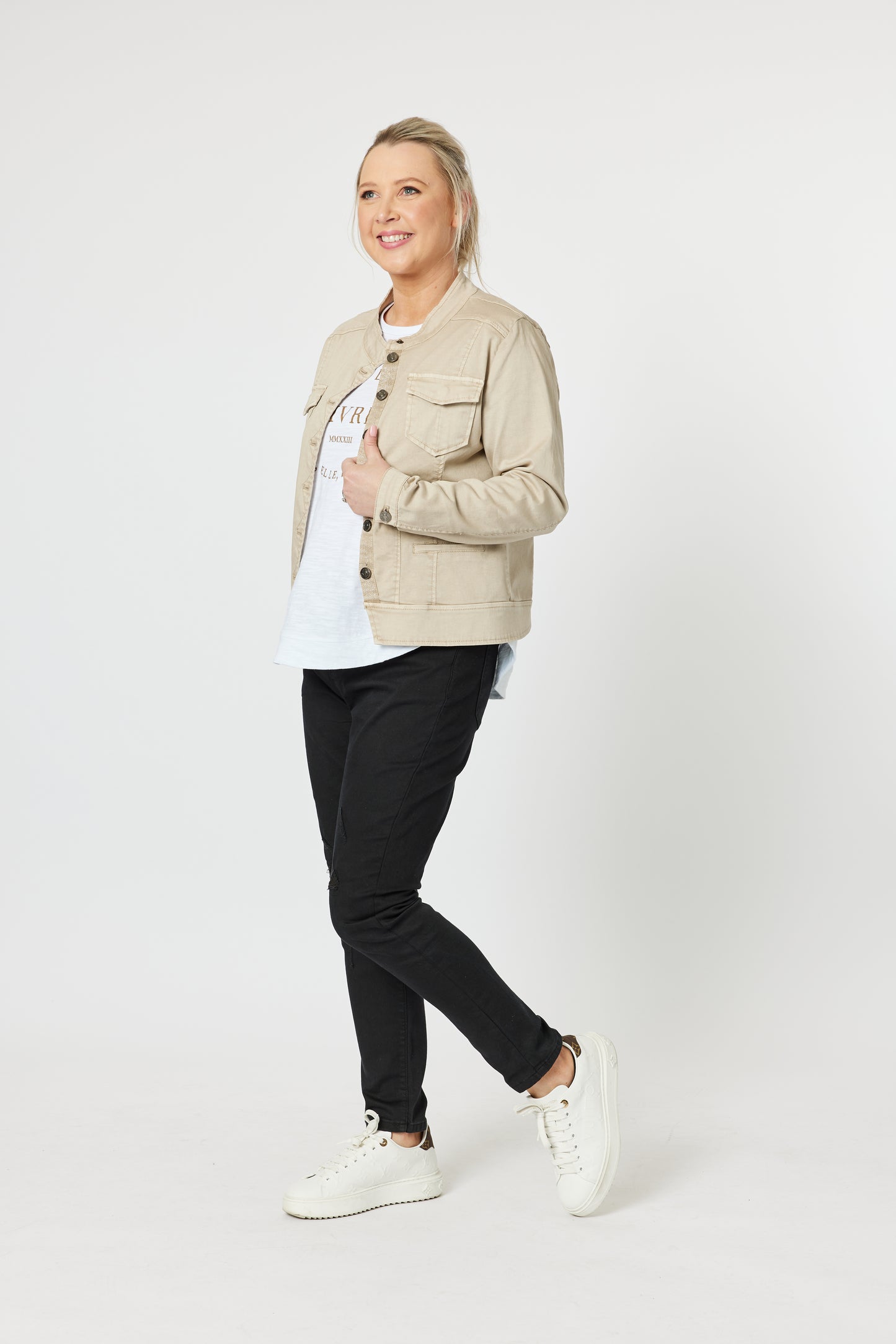 Natural Maggie Denim Jacket