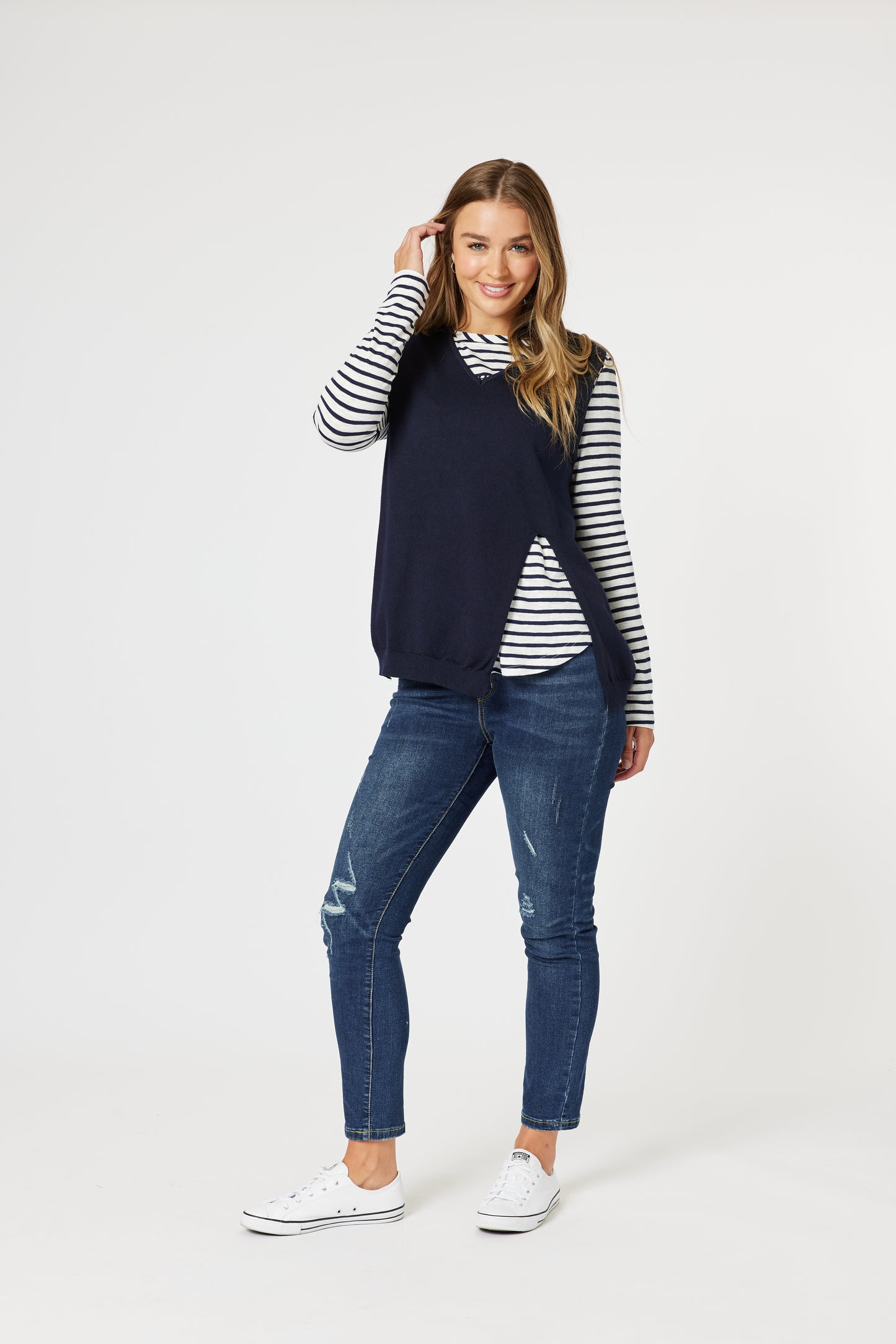 Navy Vicky Vest