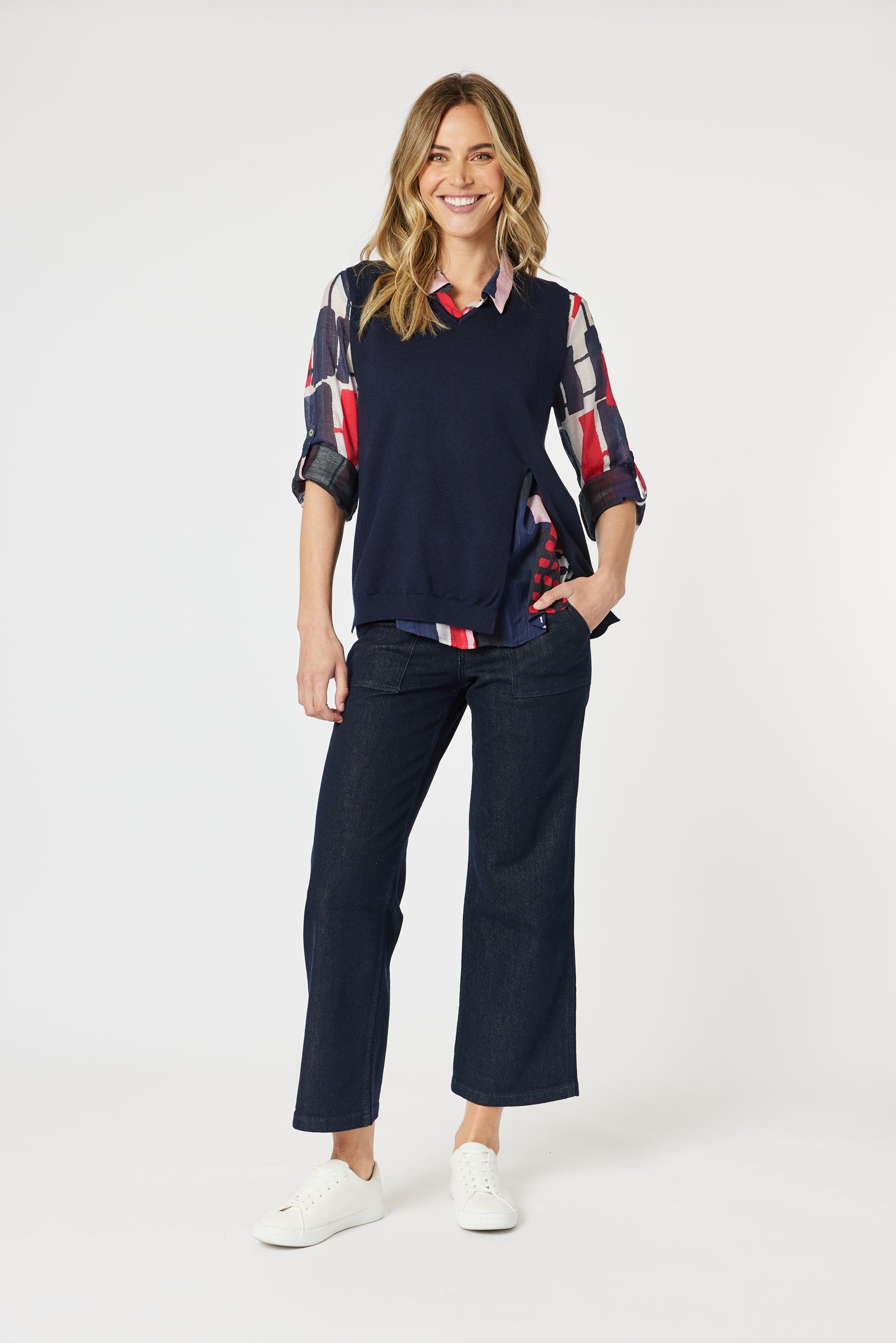 Navy Vicky Vest