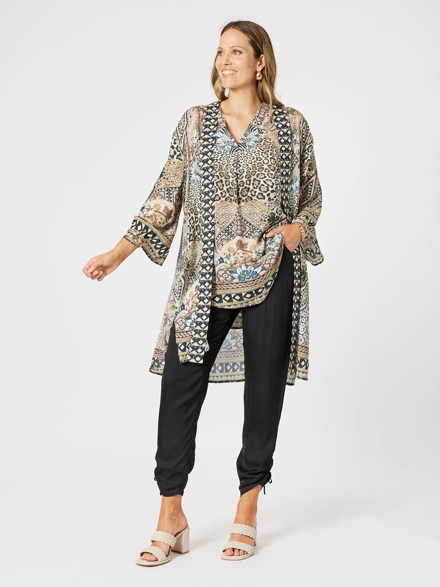 Emerson Animal Print Kimono