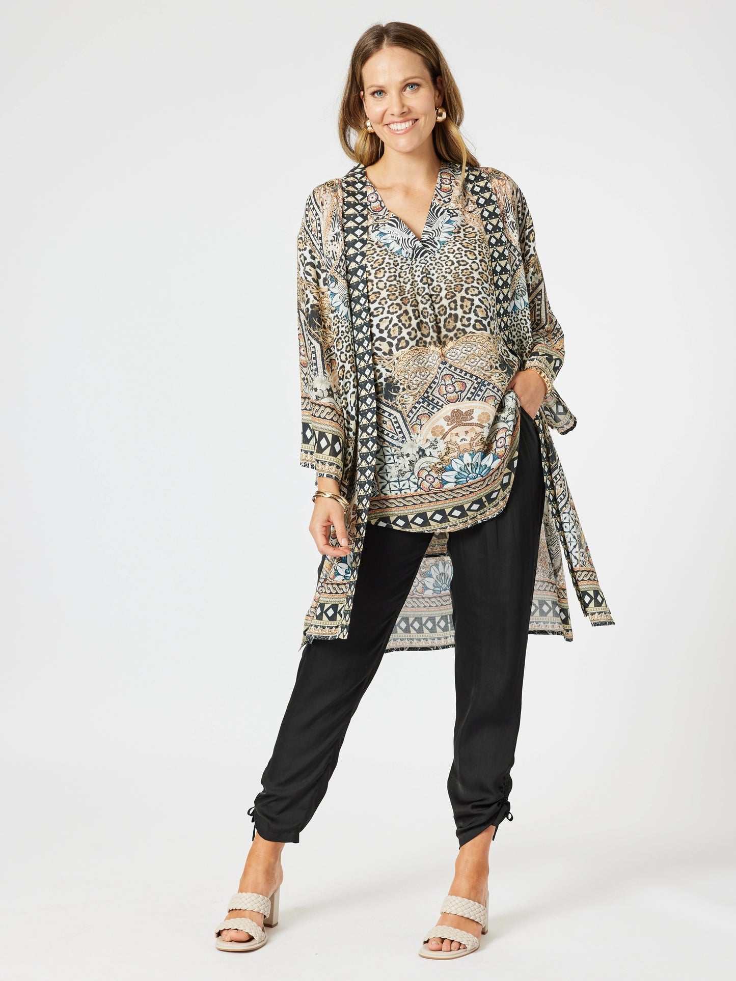 Emerson Animal Print Kimono