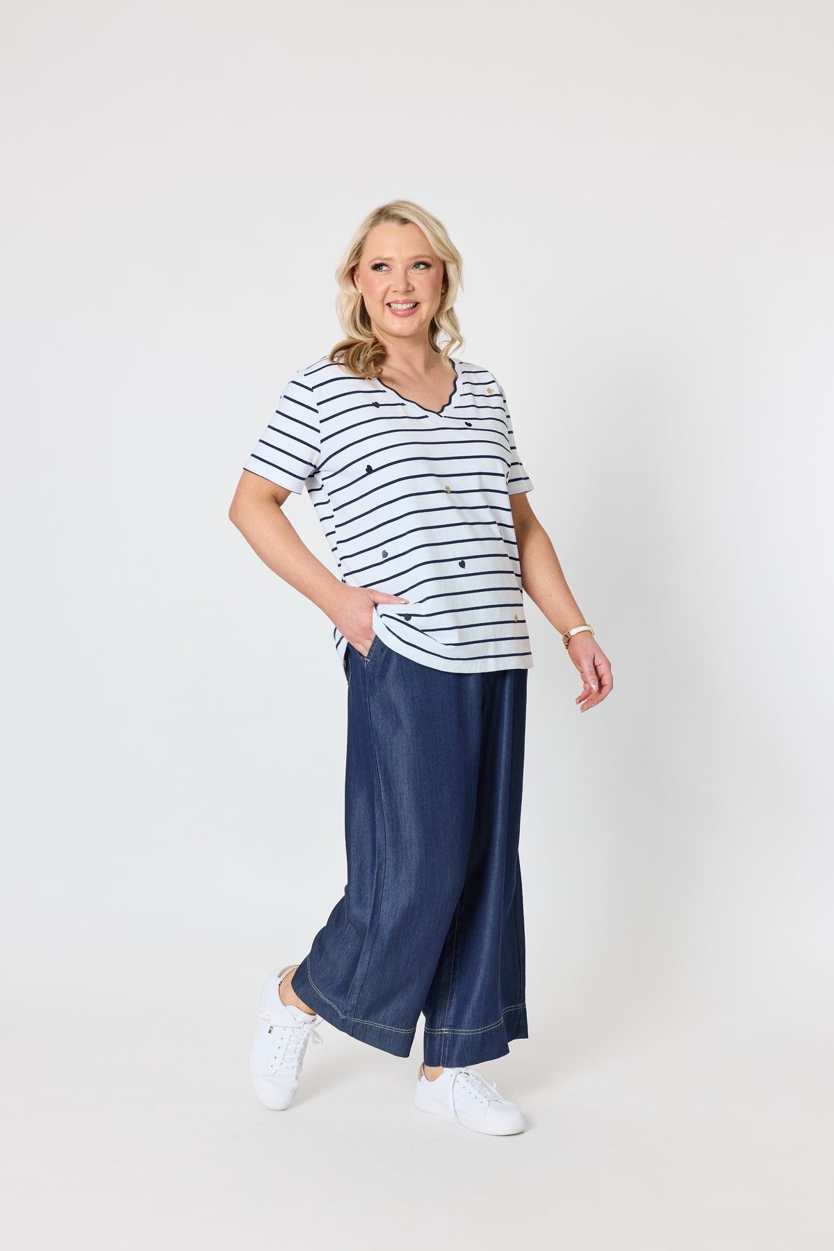 Marina Stripe Tee