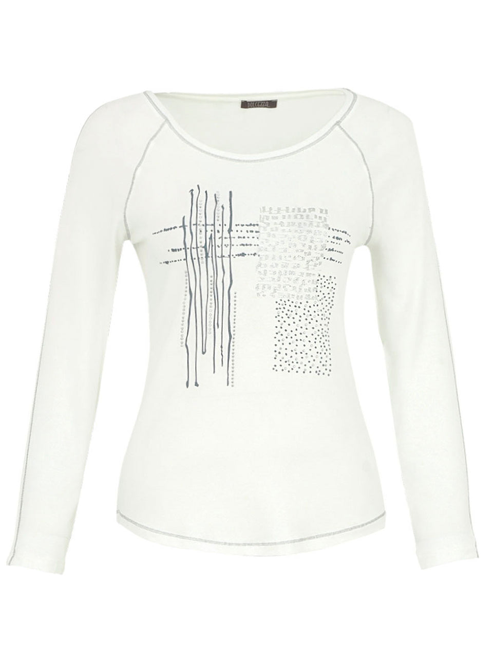 White Detailed Top