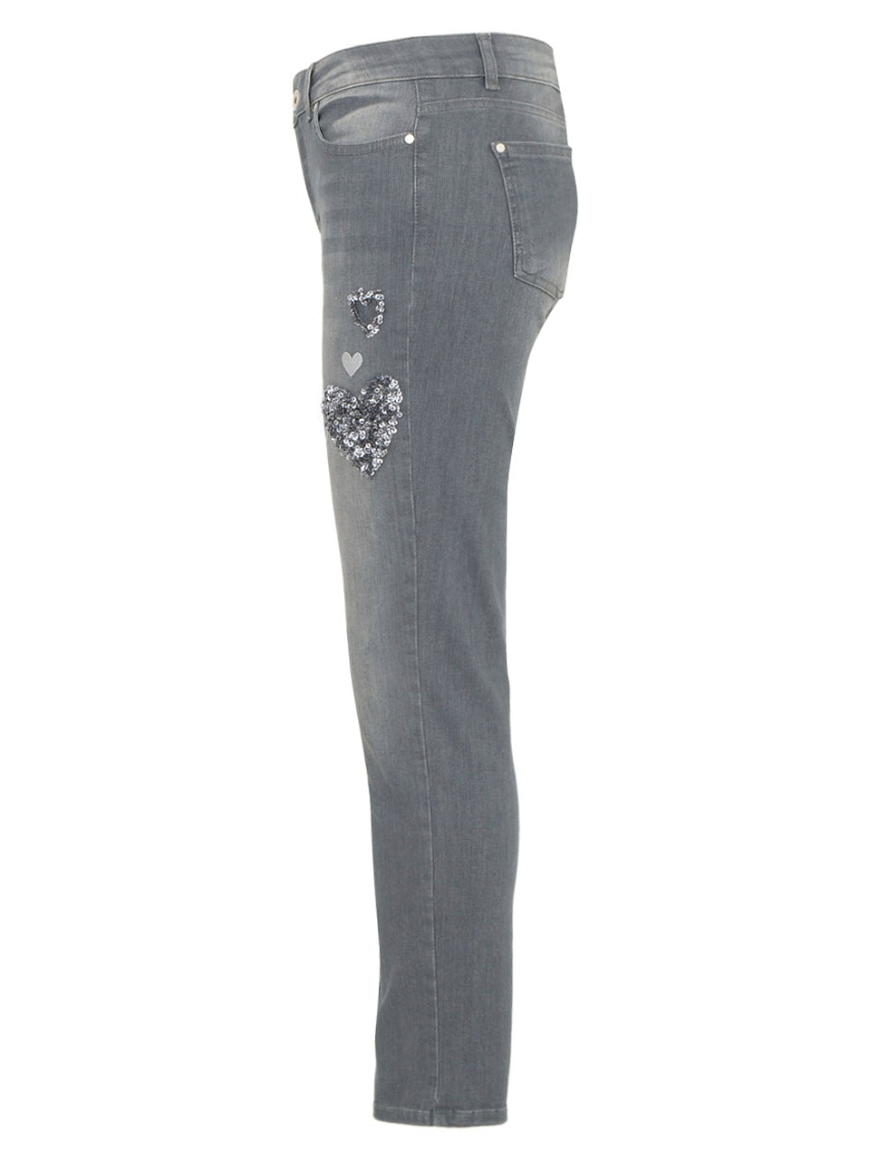 Grey Embellished Jean