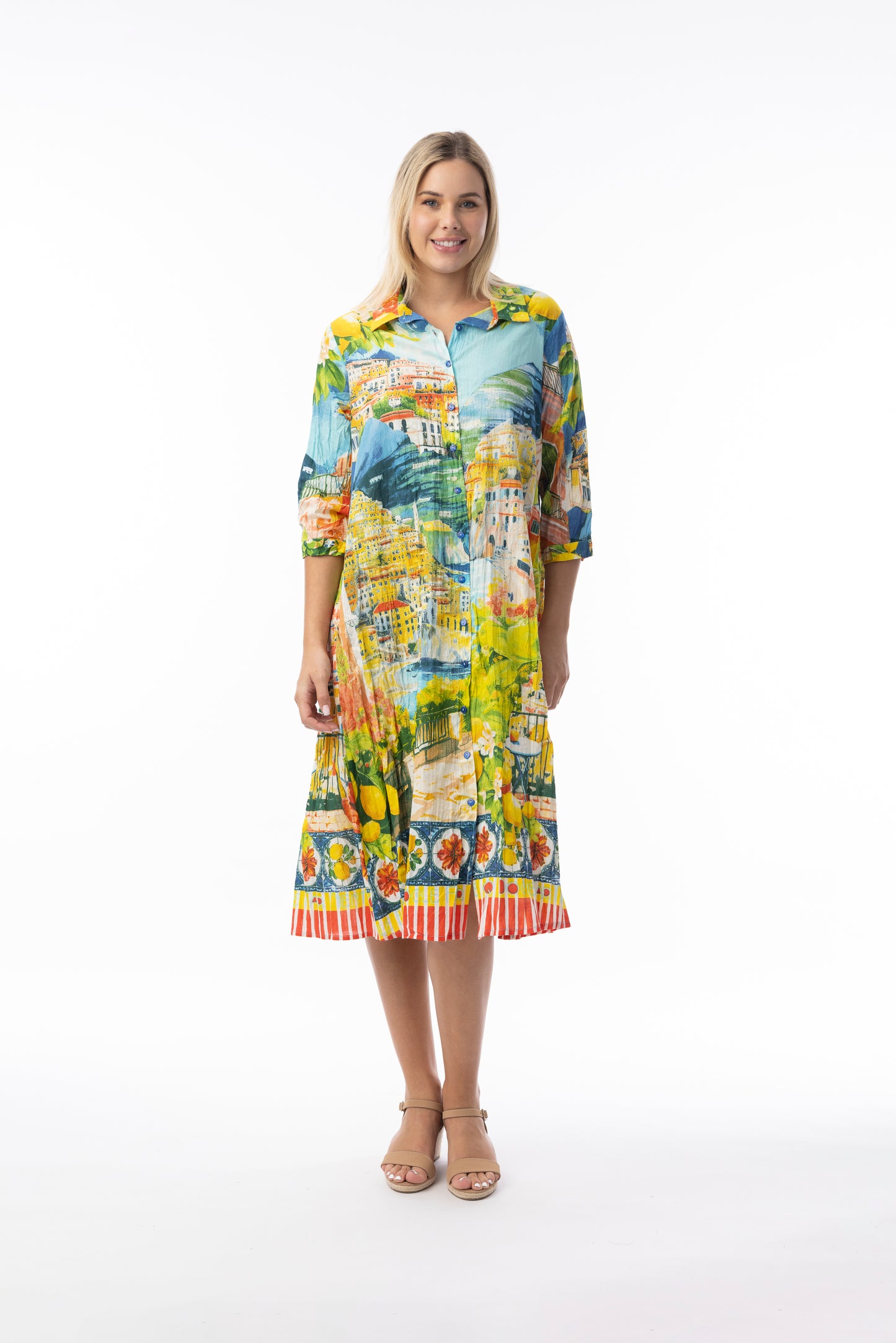 Amalfi Collar Dress