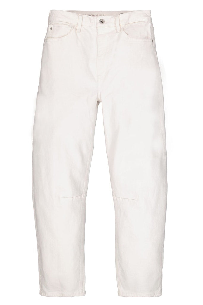 Chyla 282 Barrel Leg Jean - White