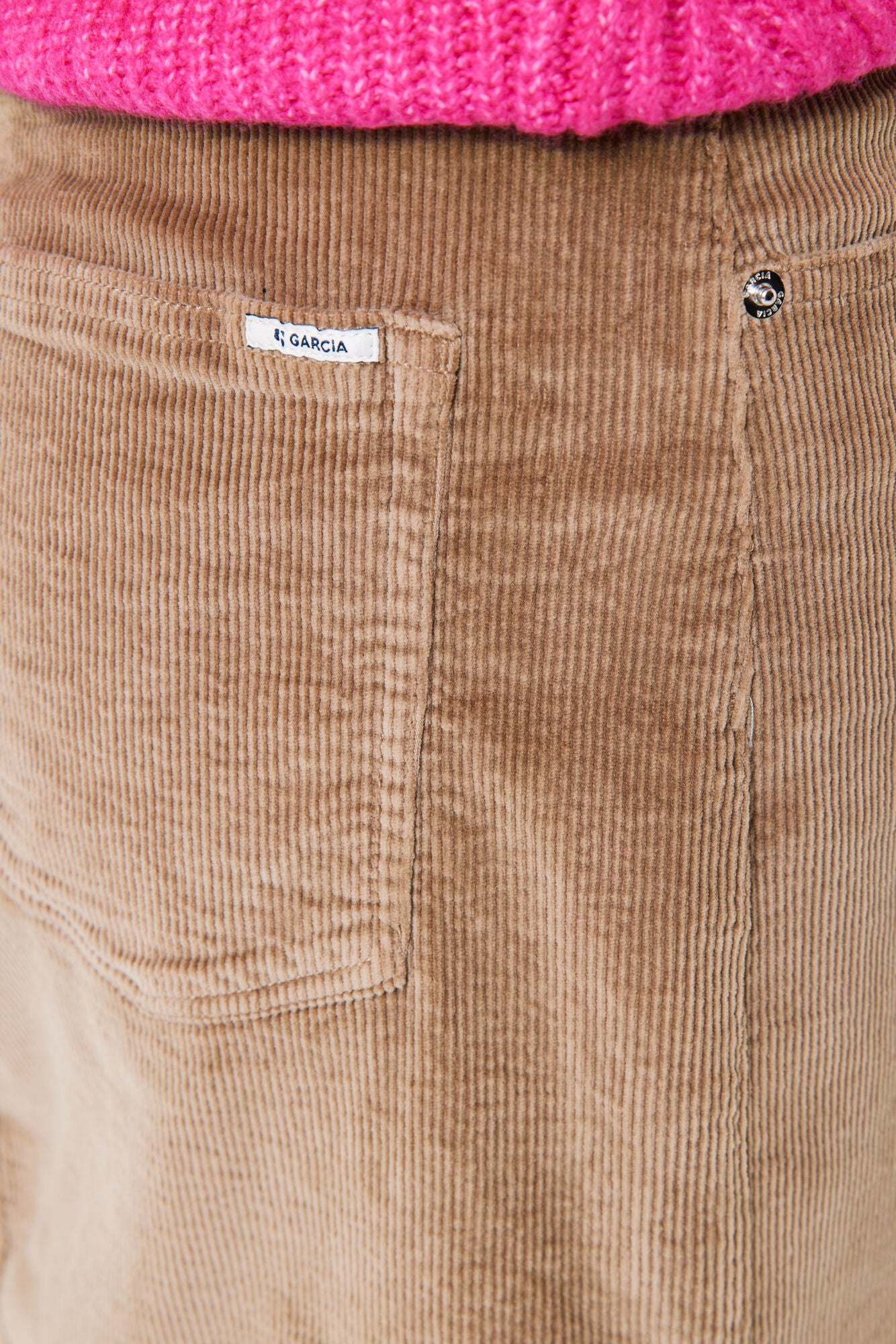 Taupe Cord Skirt