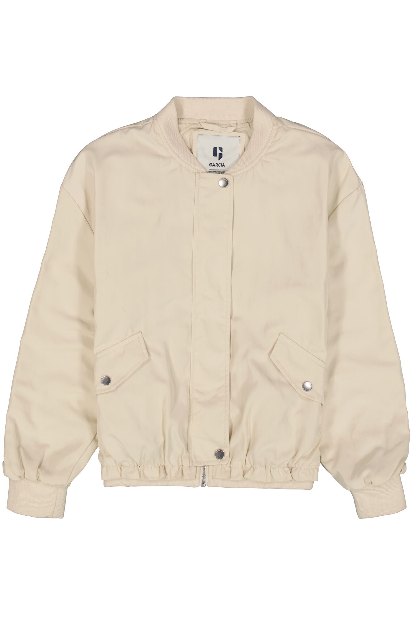 Ecru Bomber Style Jacket