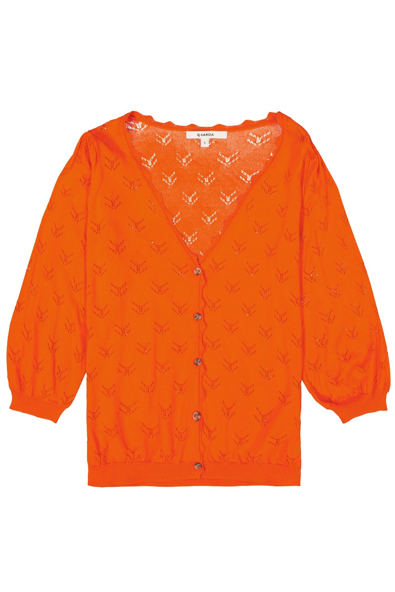 Orange Cardigan