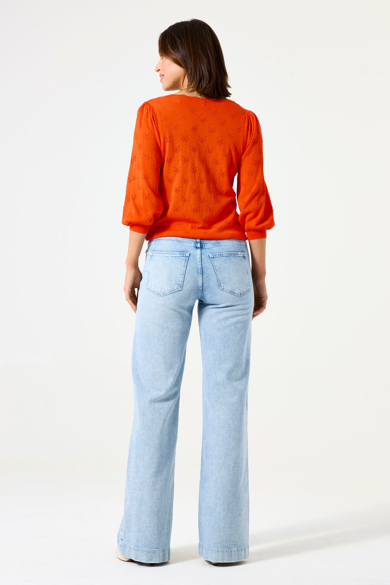 Orange Cardigan