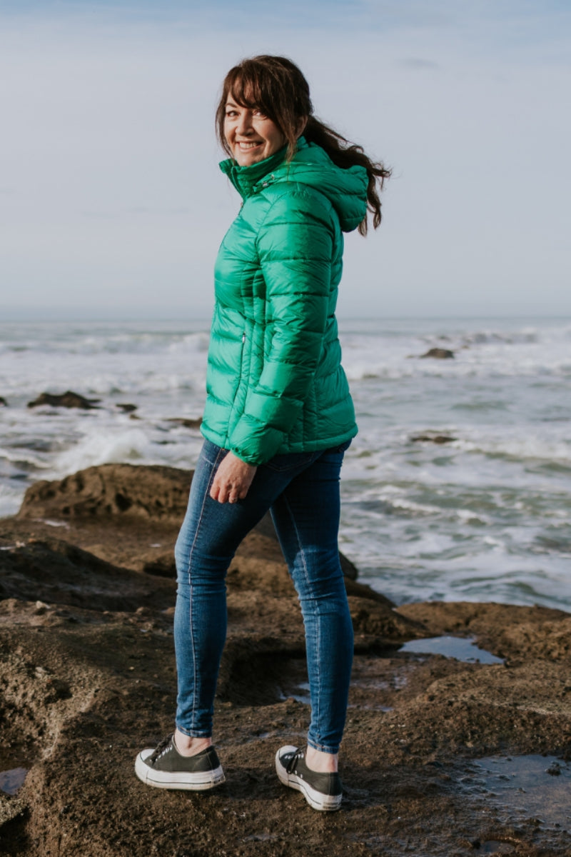Lynn Emerald Packable Down Jacket