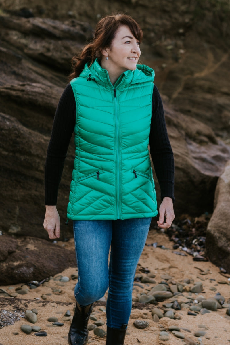 Mary Claire Emerald Puffer Vest