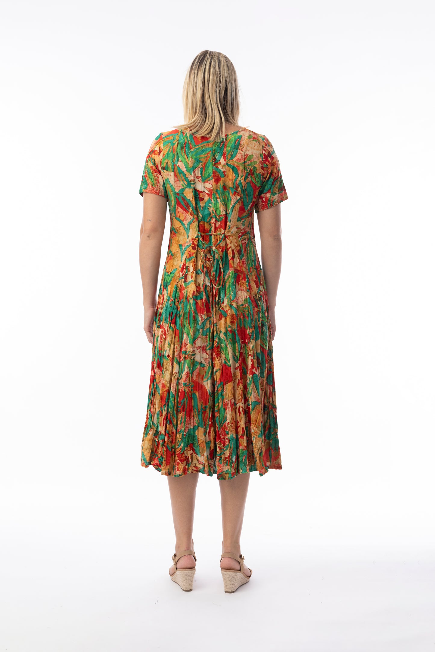 Sao Paulo Godet Dress