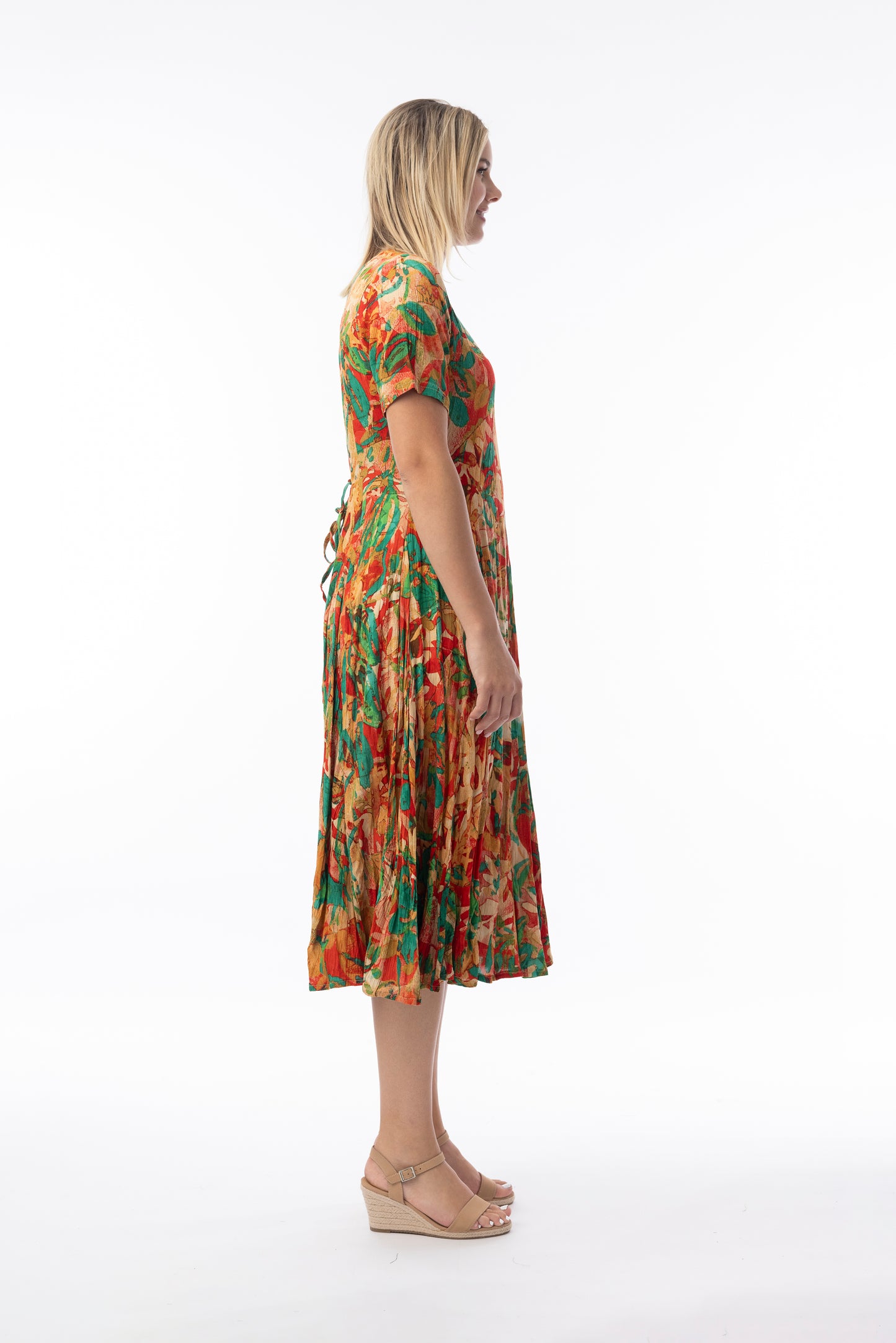 Sao Paulo Godet Dress