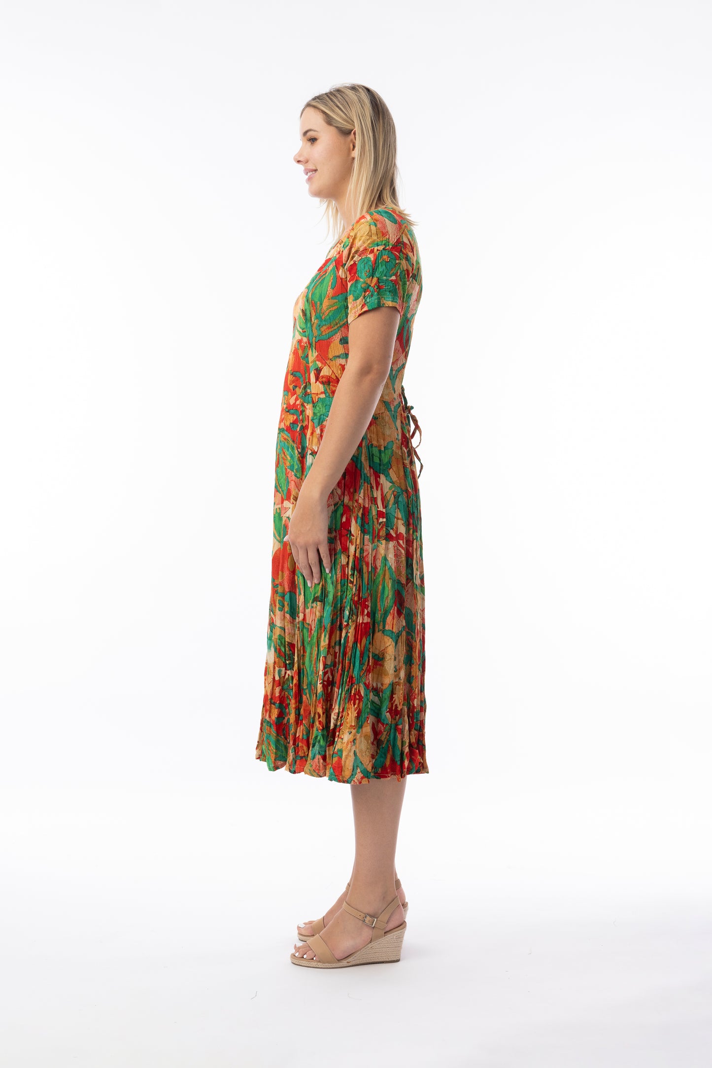 Sao Paulo Godet Dress