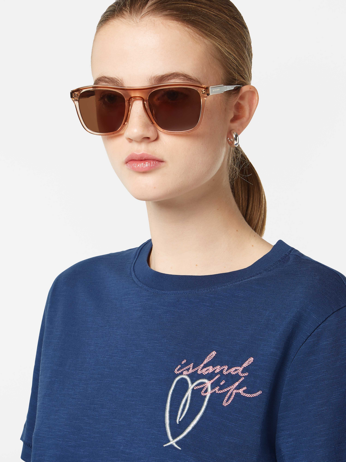Embroidered Island Life T-Shirt