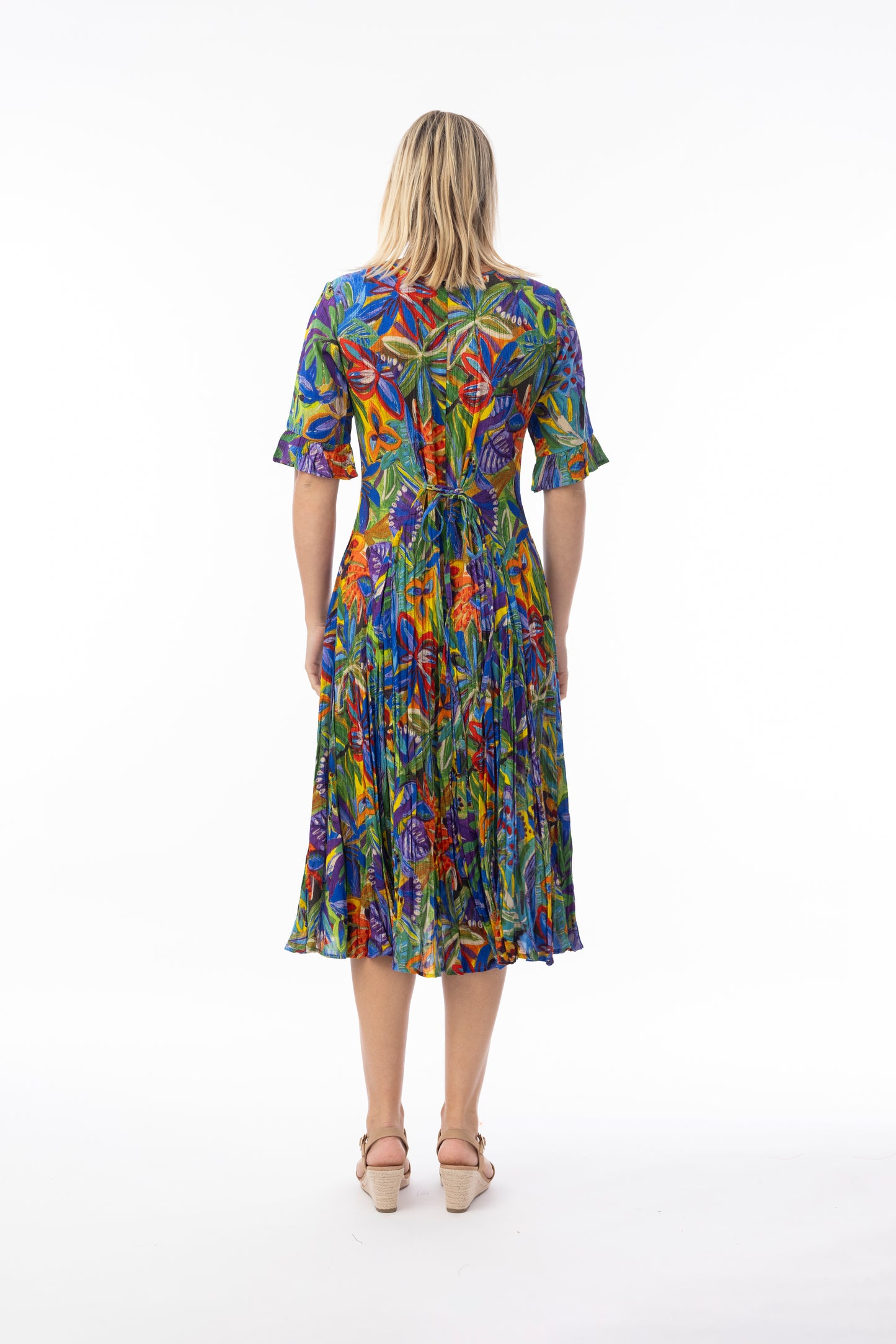 Zapallar Godet Dress