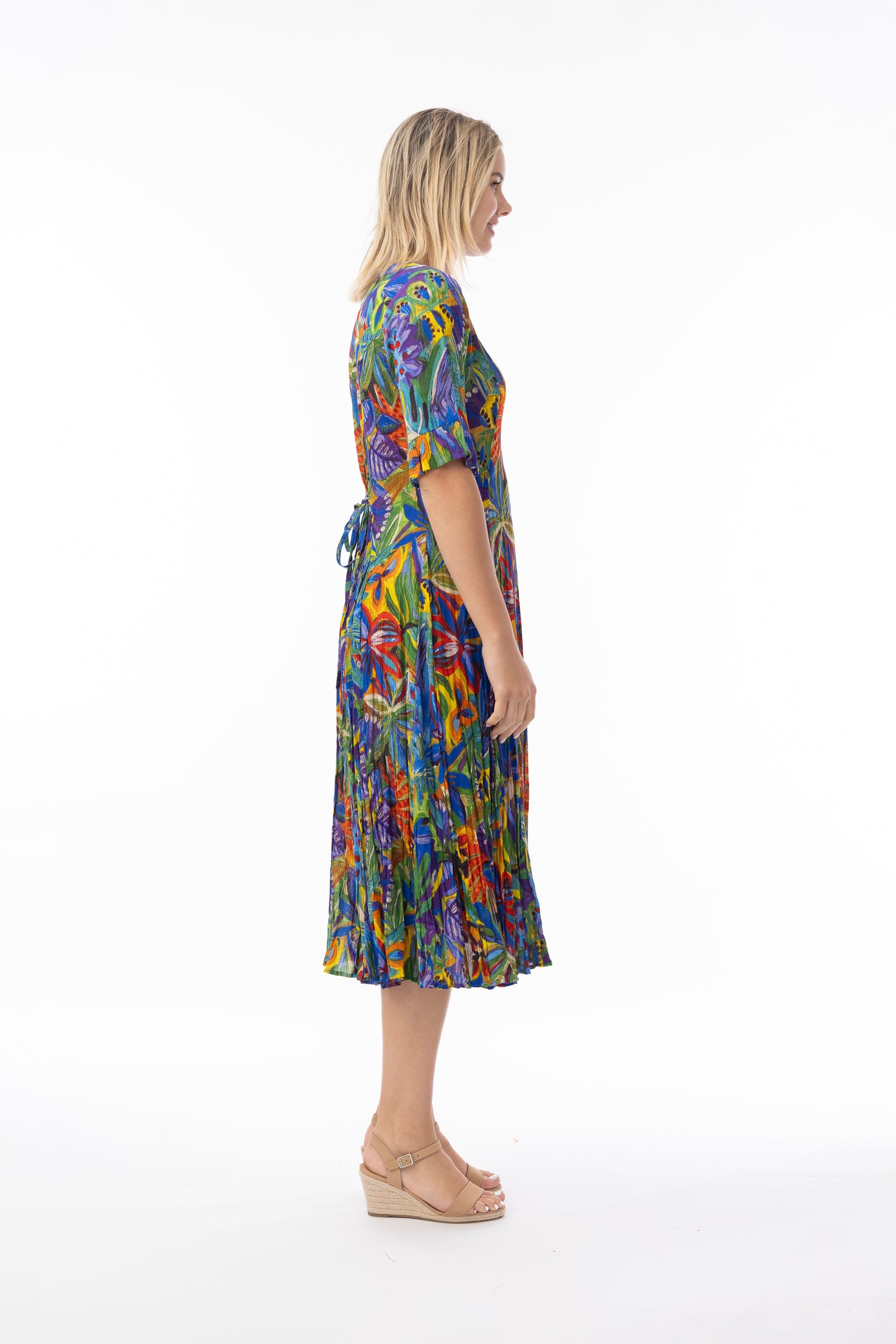 Zapallar Godet Dress