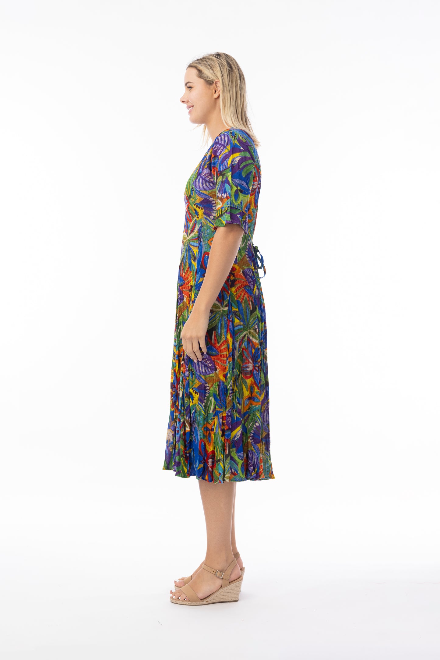 Zapallar Godet Dress