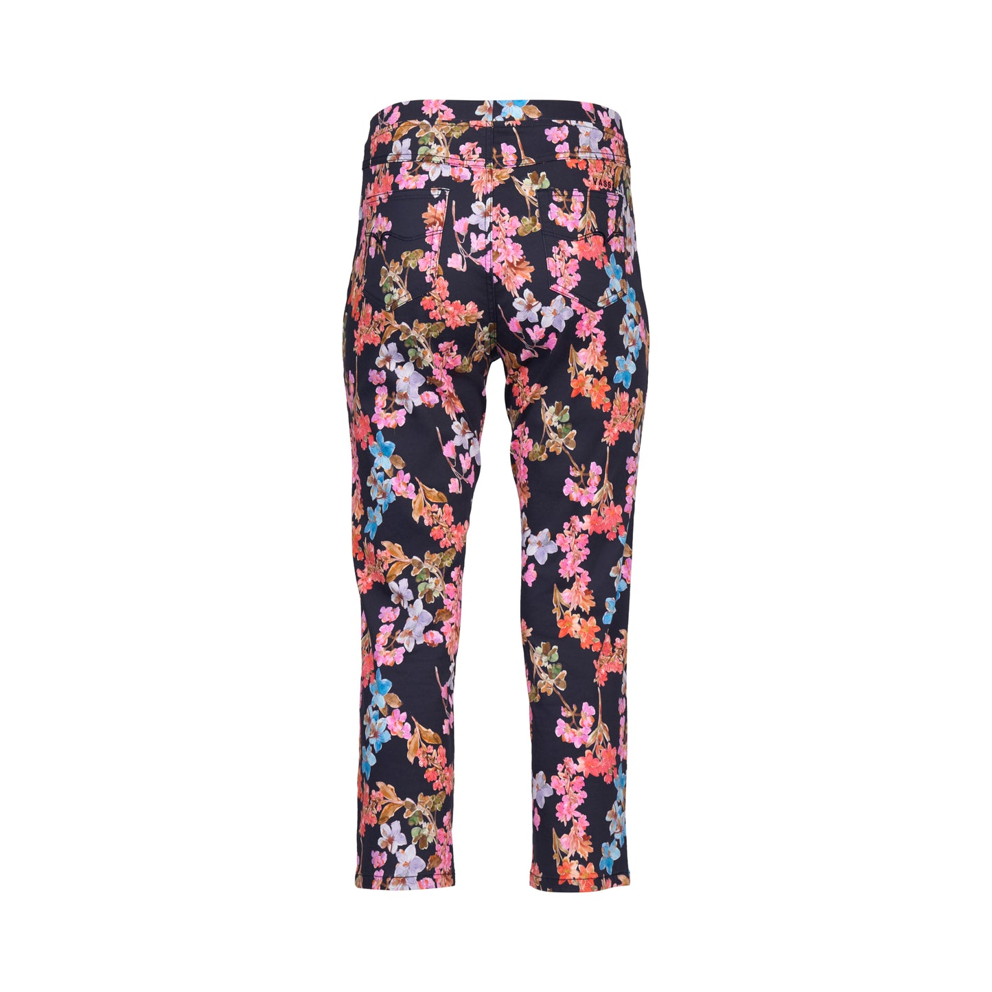 Willa Printed Slim Leg 7/8 Length Lightweight Pull-On