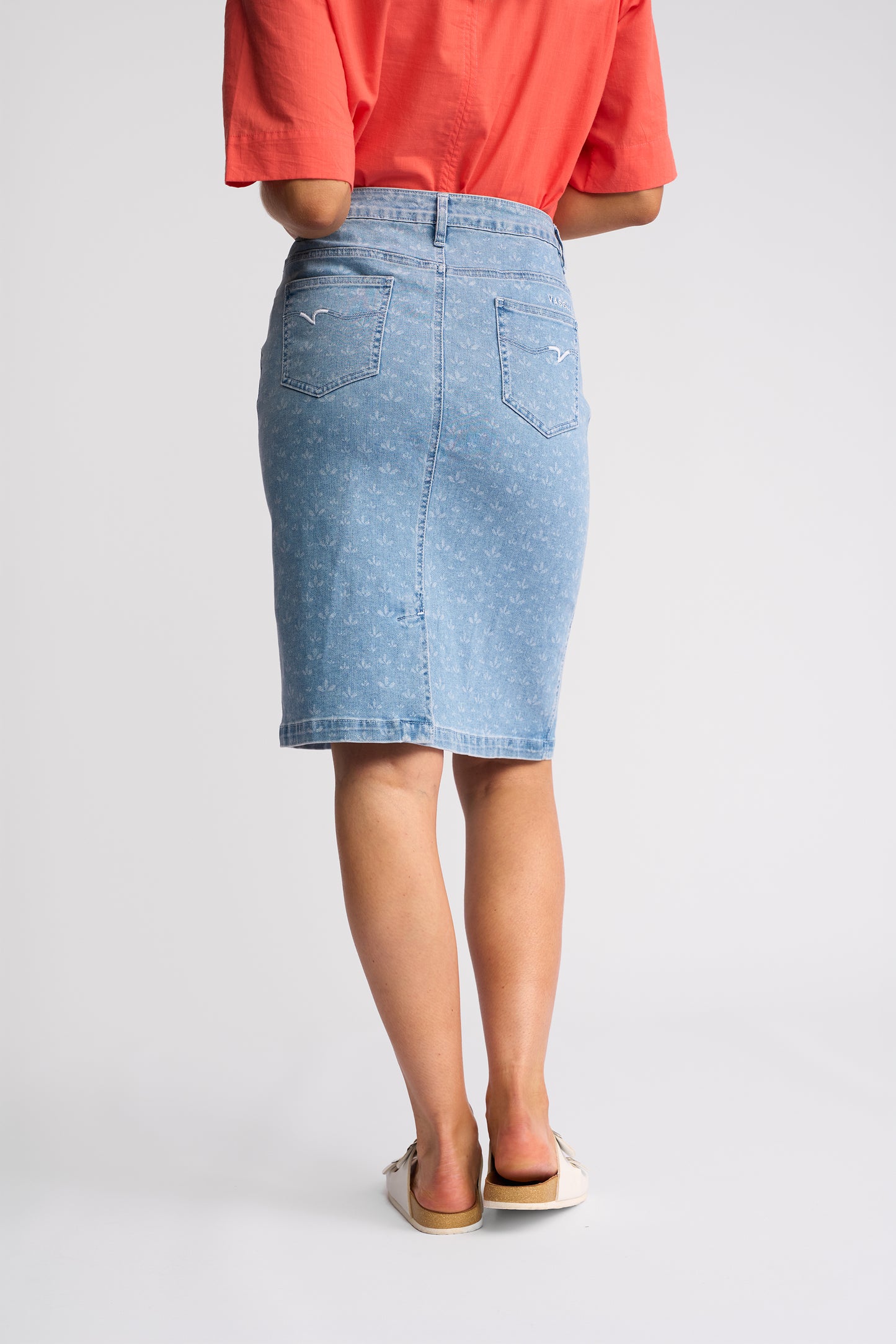 Poppy Skirt - Meadow Denim