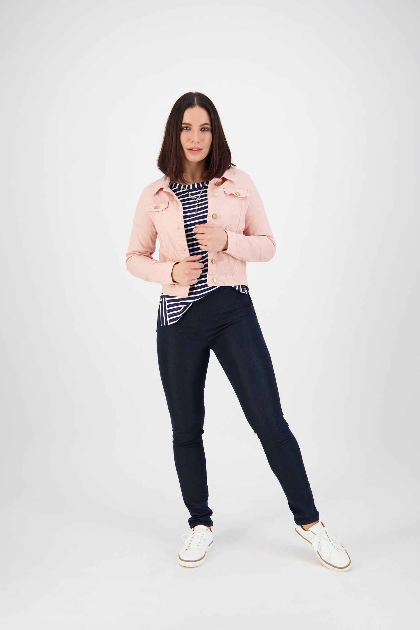 French Rose Denim Jacket