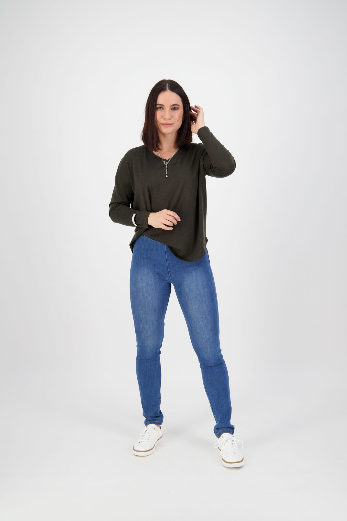 New Blue Skinny Pull on Jean