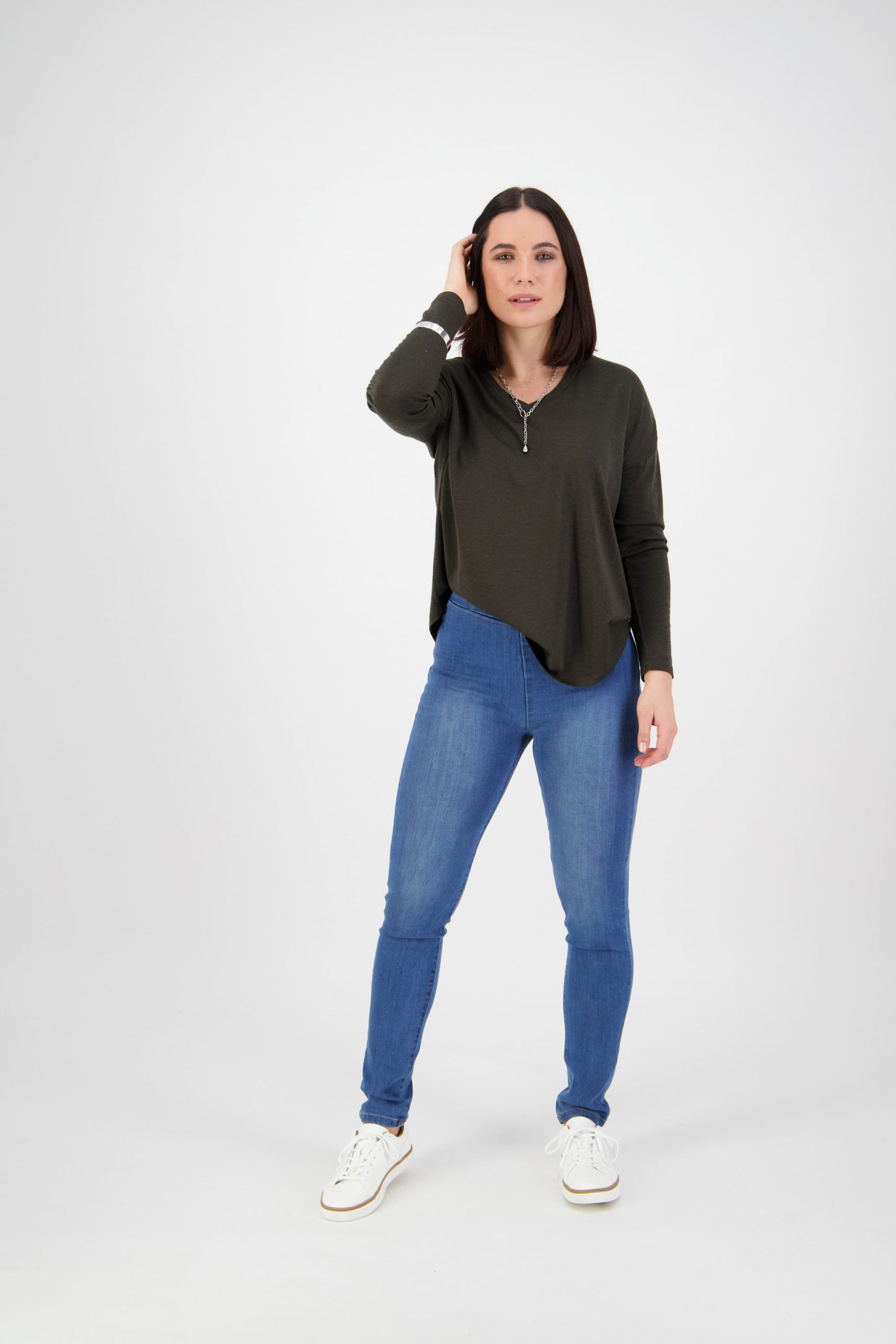 New Blue Skinny Pull on Jean