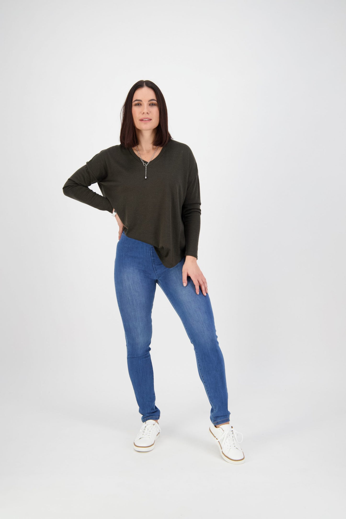 New Blue Skinny Pull on Jean