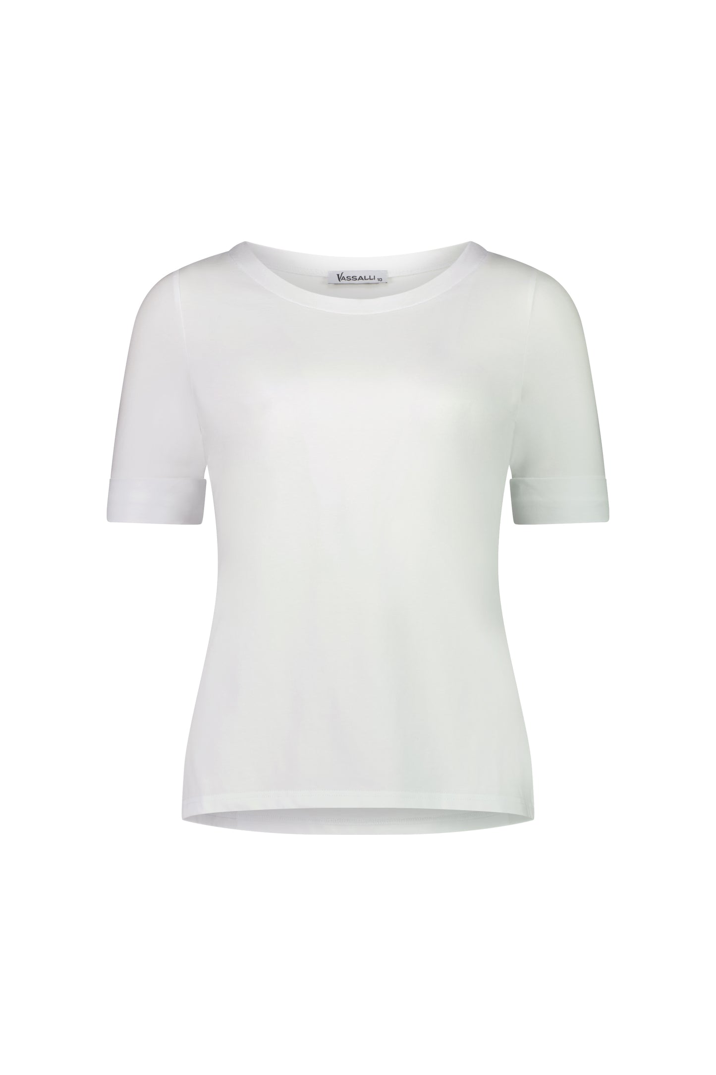 Essential White Boat Neck Top