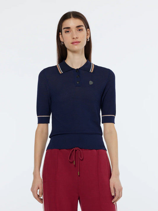 Collared Knit Tee