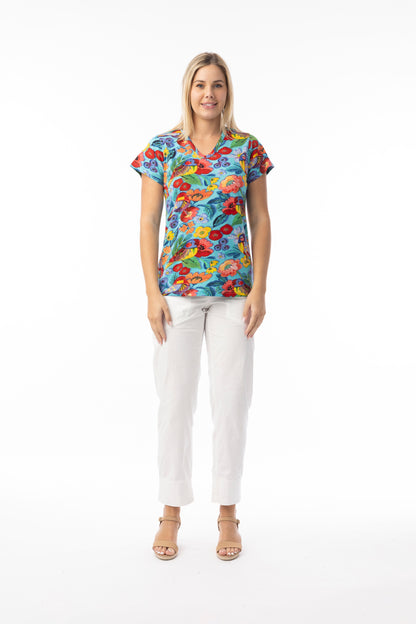 Birds V Neck T-Shirt