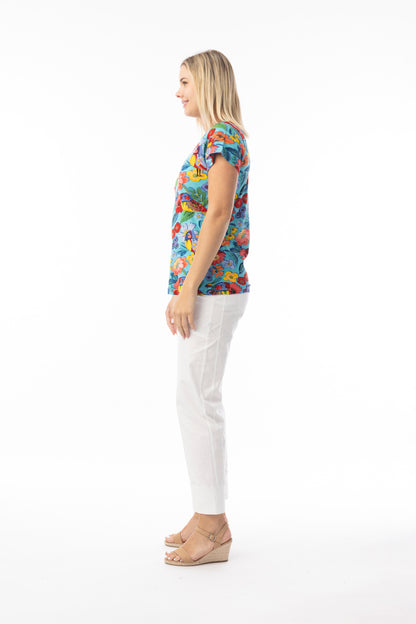 Birds V Neck T-Shirt