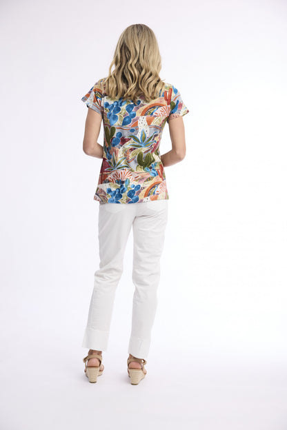 V Neck T-Shirt - Desert