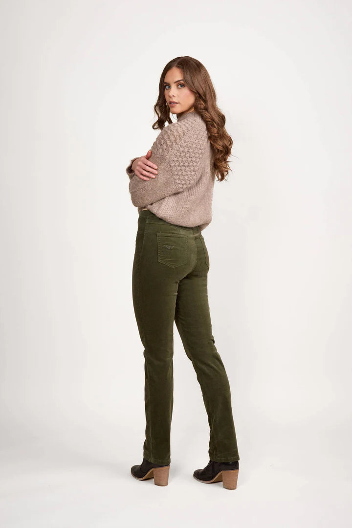 Bay Cord Pull On - Deep Sage