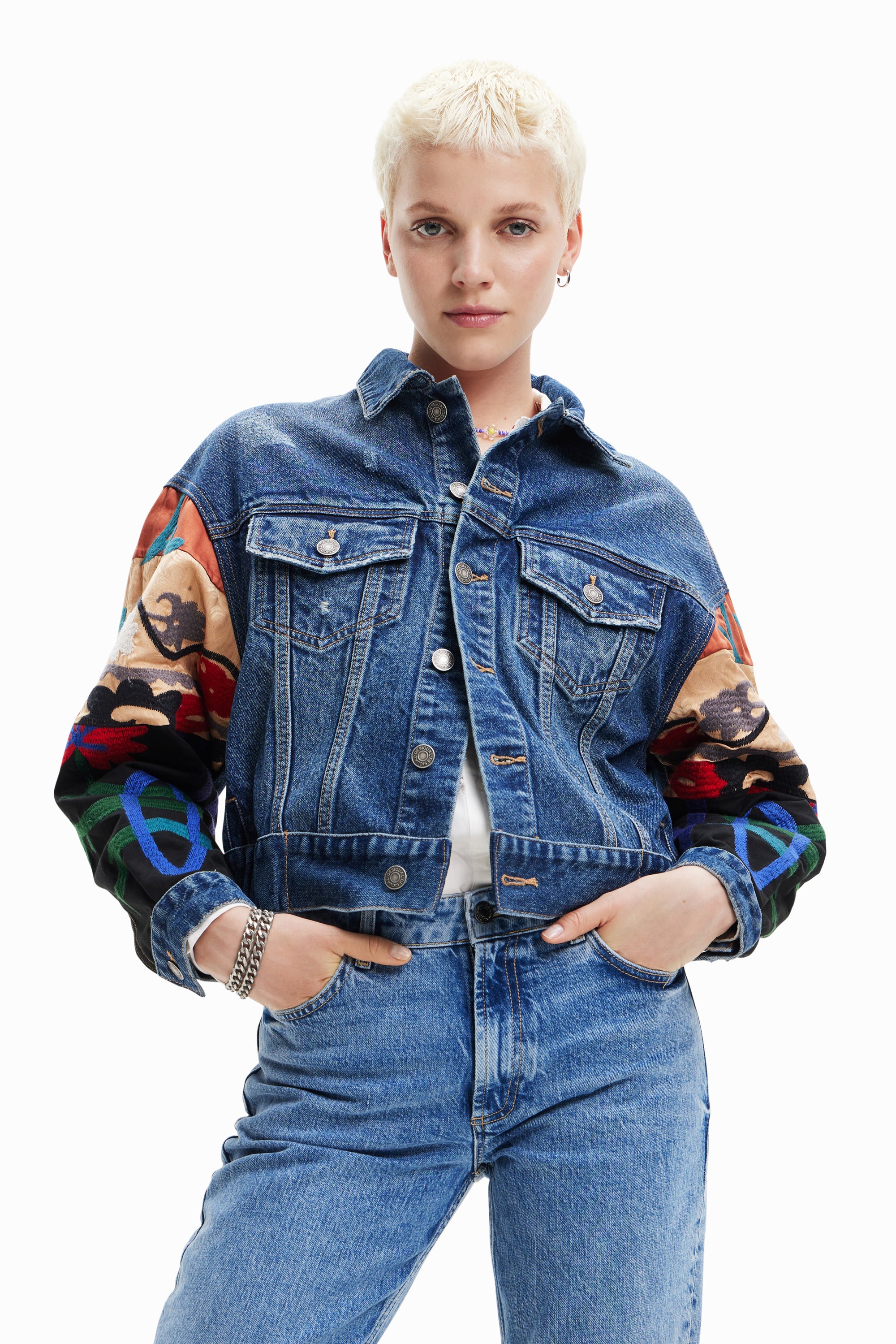 Full Sleeve Casual Wear Mens Colored Denim Jacket at Rs 795 in New Delhi